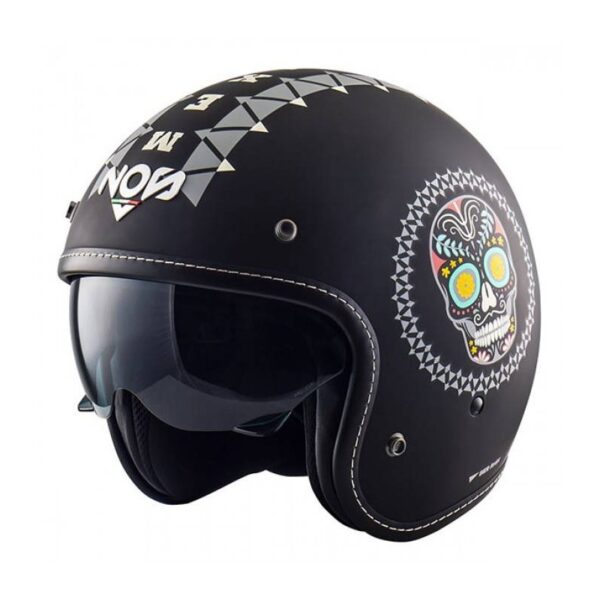 Casco jet NOS Helmets NS-1 MEXICAN