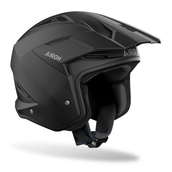 Casco Moto Jet Trial Airoh TRR II COLOR Nero Opaco